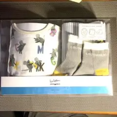 【日本製】レオレオニねずみ　スタイ、ソックス、ハンカチ　ギフトセット