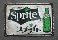 送料込み※新品/レトロブリキ看板/アンティーク スプライトSprite1枚