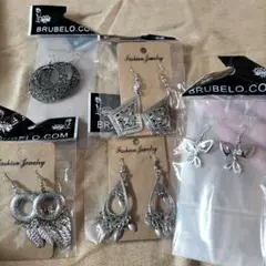 BRUBELLO 多様なデザインのピアスセット