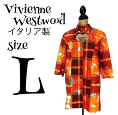 【イタリア製】【L】Vivienne Westwood ラブシャツワンピース