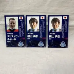 2025年 WASJ ルメール 横山典弘 配布カード 3枚セット