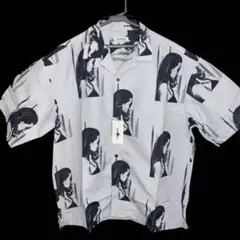 【未使用品】総柄シャツ　サイズM 大きめ