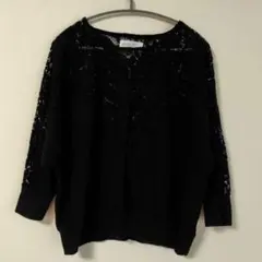 トップス　フリーサイズ　ブラック