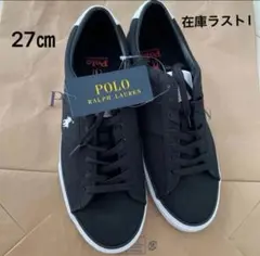 [新品タグ付き]ラルフローレン　スニーカー　27(9US)ブラック×白