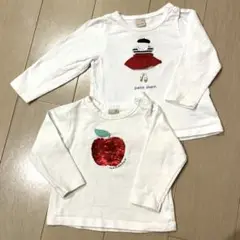 ★プティマイン★ 長袖　カットソー　2枚セット