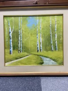 永田金吾　長野 八ヶ岳　油絵　風景画 永田金吾 長野 八ヶ岳 油絵 風景画