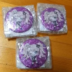 ダンガンロンパ　オンラインくじ 江ノ島盾子　セット D賞　グリッター缶バッジ