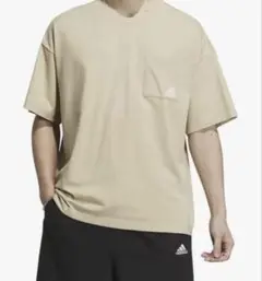 adidas ベージュ ポケットTシャツ UG09 メンズ