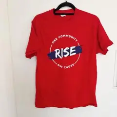 PORT & COMPANY RISE Tシャツ M レッド 赤 応援