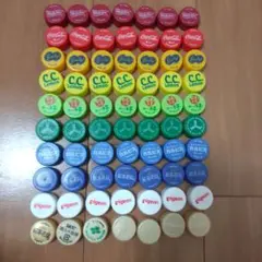 ペットボトルキャップ 10色 70個