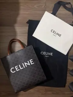 CELINE トリオンフ キャンバス スモール バーティカル カバ