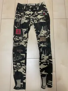 DENIM original ギャル　キラキラ　カモフラ　y2k