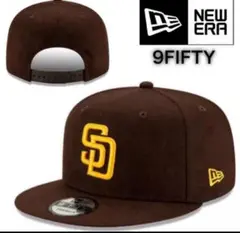 ニューエラ キャップ 9FIFTY パドレス ブラウン×イエロー スナップバック