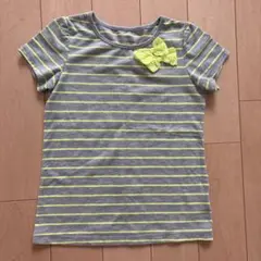 ボーダーリボンTシャツ130サイズCHEROKEE