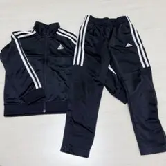 adidas ブラック ジャージ 上下セット
