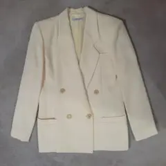 レディース アイボリー ジャケット 日本製