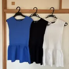 ユナイテッドアローズノースリーブ 3色セット