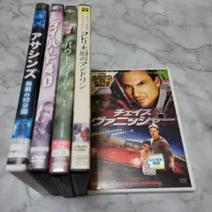 洋画レンタル版5枚セット(ケースはありません)