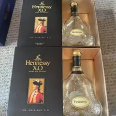 お値下げしました！Hennessy Paradis ブランデー 空瓶　空箱 Hennessy PARADIS 空瓶空箱2つ