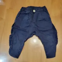 ネイビー フリル付きパンツ