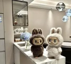 ラブブ耳付きぬいぐるみ 2体セット