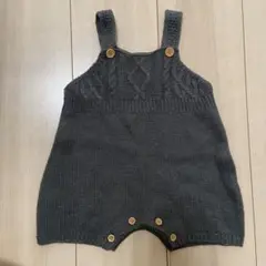 tete a tete アクリルニットオーバーオール