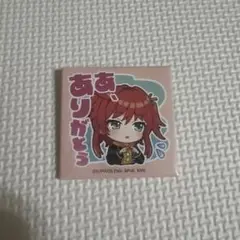 ワールドダイスター ユメステ スクエア缶バッジ 王雪