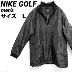 サイズ Ｌ　NIKE ナイキ　ゴルフ　ナイロン　ジャケット　ジップ　黒