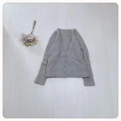 ♢【上質カシミヤ100%】華奢見えVネックカーデ 2818