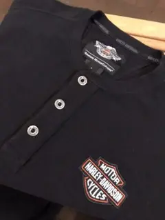 ハーレーダビッドソン ヘンリーネック シャツ