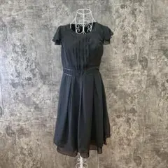 ✨CASTITA✨キャスティータ♡フレアワンピース♡シフォン♡水玉♡黒♡11AR