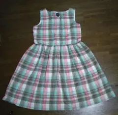 SALE⭐GapKids チェック柄 ノースリーブワンピース XXL