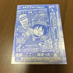 ワンピースカード　モンキー・D・ルフィ　ジャンプ付録
