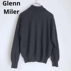 Glenn Miler 長袖トップス　長袖ニット　セーター　ハイネック　ブラック