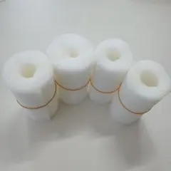 訳あり　強力接着 マジックテープ 幅12.5cm 1m　白4枚2組