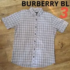 BURBERRY BLACKLABEL【3】チェック 半袖シャツ