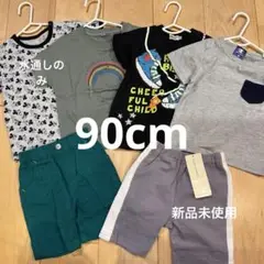 男の子服　6点　まとめ売り　チャンピオン　ホットビスケットディズニー　90cm