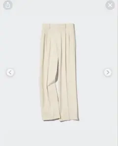 UNIQLOタックワイドパンツ(ツータック)