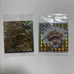 未開封！ワンピース　金ニカ ウエハースシール2枚