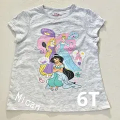 プリンセス　半袖　Tシャツ　6T　ディズニー　キッズ 　トップス　120 #b