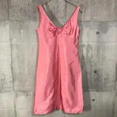 709 Paule Ka ポールカ シルク ワンピース ドレス ピンク S