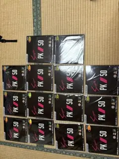 卓球　ラバpk50 新品　1枚　中　赤黒どちらでも