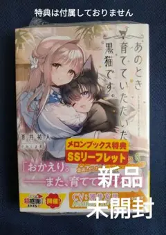 ラノベ あのとき育てていただいた黒猫です。