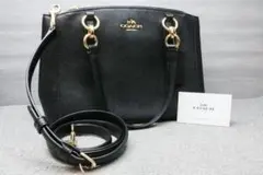 未使用 コーチ F57523 2way ショルダー ハンド バッグ レザー