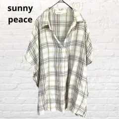 サニーピース♡チュニックシャツ スキッパー LL 大きいサイズ 古着