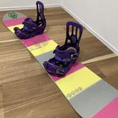 143cm アトミック サロモン スノーボード 2点セット