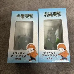 呪術廻戦　TAITO デフォルメアートグラス　五条悟　伏黒恵　パンダ　狗巻棘