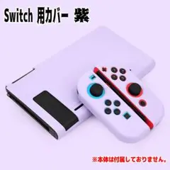 Switchケース TPU素材 柔らかい 紫