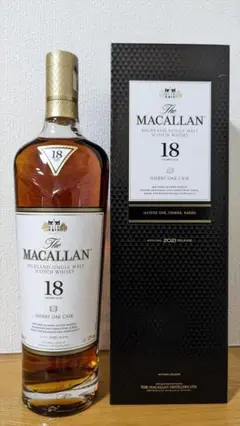 マッカラン18年 シェリーオーク MACALLAN ウイスキー 新品未開封