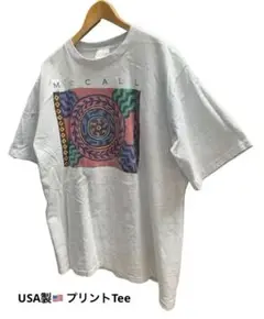 USA製 SDI McCALL プリント ash グレー cotton art